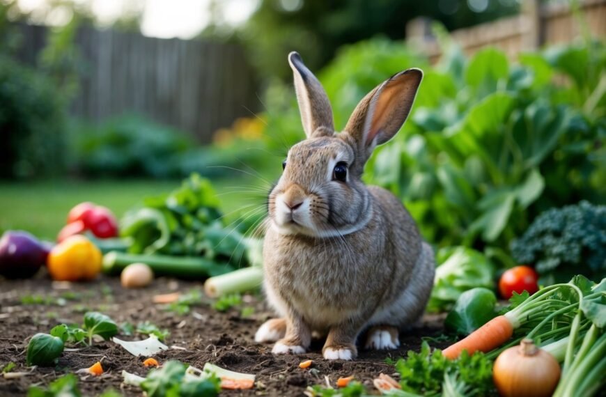 Kaninchen mit Übergewicht