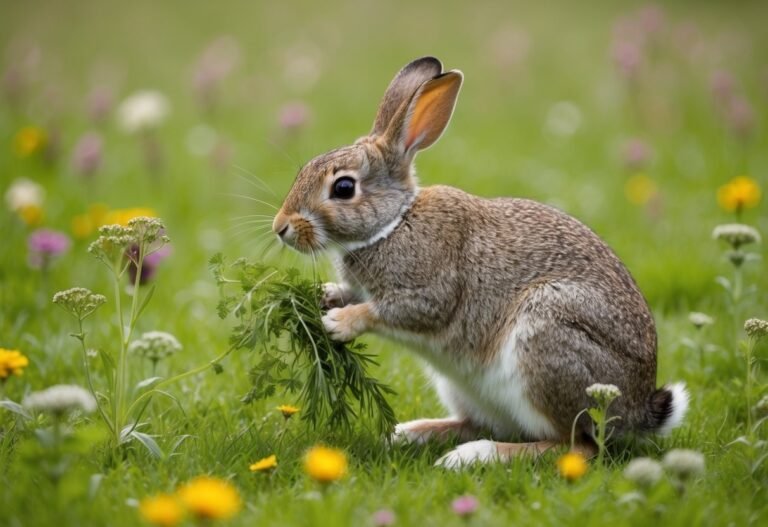 Wildkräuter für Kaninchen sammeln